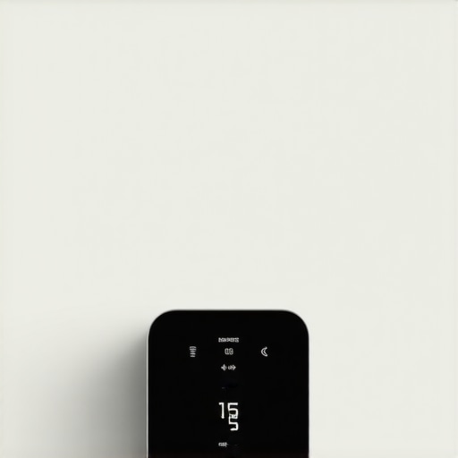 Smart Thermostat and Zoned HVAC System Smart thermostat managing a zoned HVAC system in a modern home